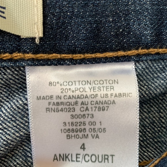 GAP Original Ultra Low Rise Bootcut Jeans Size 4P - Picture 9 of 16